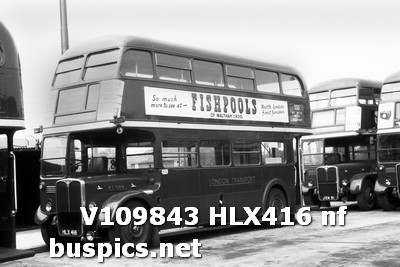 RT599 - HLX419 was based at Hertford and was painted in the country livery